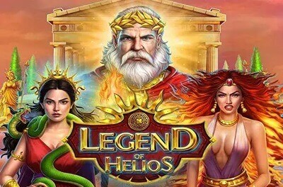 legend of helios slot logo