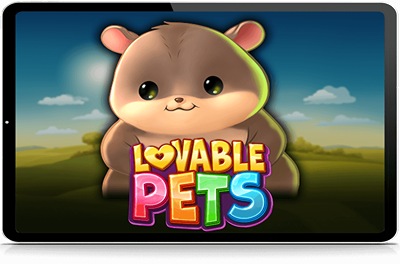 lovable pets slot logo