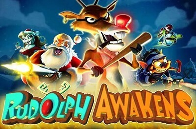 rudolph awakens slot logo