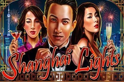 shanghai lights slot logo