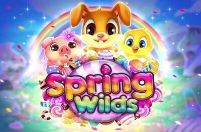 spring wilds slot logo