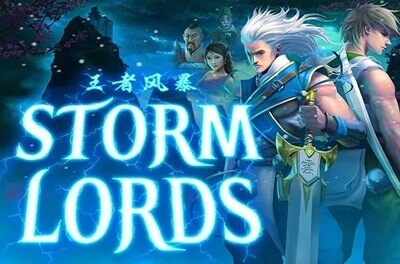 storm lords slot logo