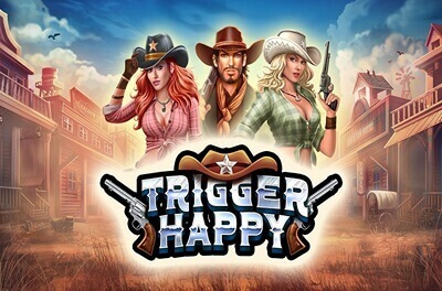 trigger happy slot logo