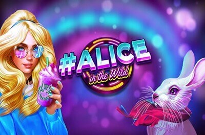 alice in the wild slot logo