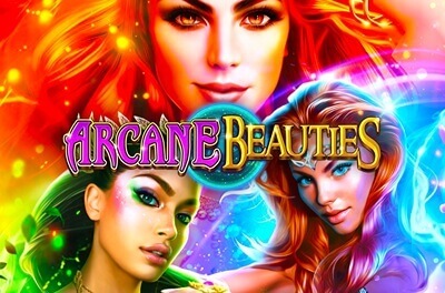 arcane beauties slot logo