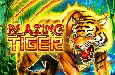 blazing tiger slot logo