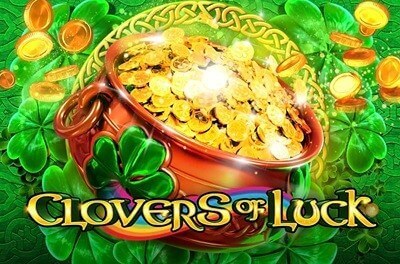 clovers of luck slot logo