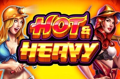 hot heavy slot logo