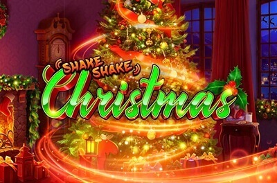 shake shake christmas slot logo