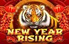 new year rising slot logo