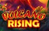 volcano rising slot logo