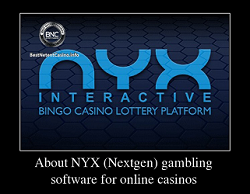 About NYX (NextGen) Software at Canadian online casinos