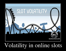 Volatility in pokies