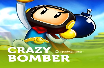 crazy bomber slot logo