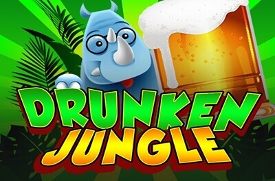 drunken jungle slot logo