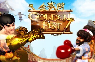 golden fist slot logo