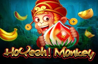 ho yeah monkey slot logo