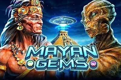 mayan gems slot logo