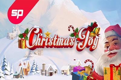 christmas joy slot logo