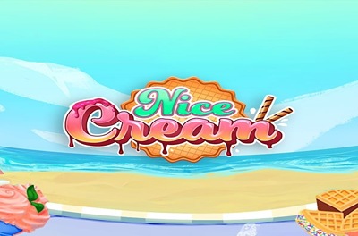 nice cream slot logo