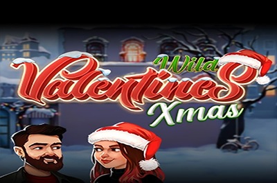 wild valentines xmas slot logo