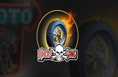 bikers gang slot logo