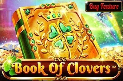 book of clovers slot logo