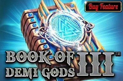 book of demi gods 3 slot logo