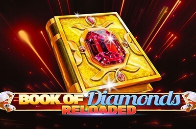 book of diamonds reloaded slot logo