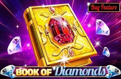 book of diamonds slot logo