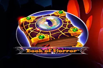 book of horror slot logo