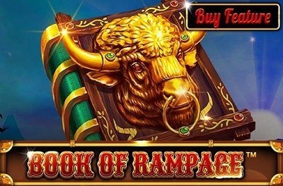 book of rampage slot logo