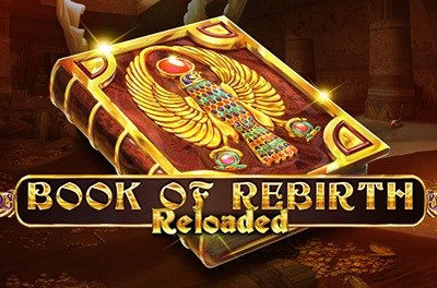 book of rebirth reloaded slot logo