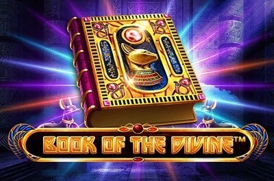 book of the divine slot logo