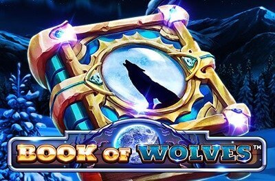 book of wolves slot logo