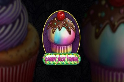 candy slot twins logo