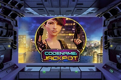 codename jackpot slot logo