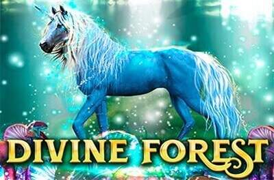 divine forest slot logo