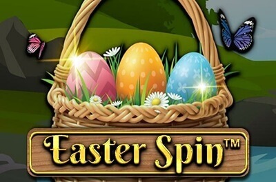 easter spin slot logo