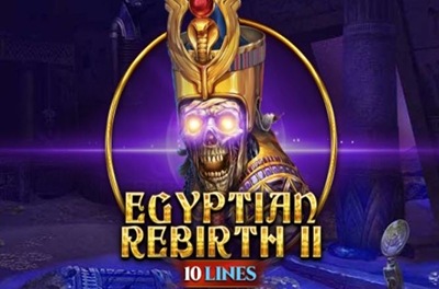 egyptian rebirth 2 10 lines slot logo