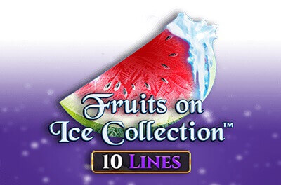 fruits on ice collection 10 lines slot logo