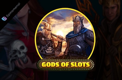 gods of slots slot logo