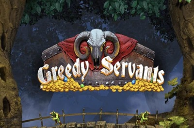 greedy servants slot logo