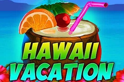 hawaii vacation slot logo