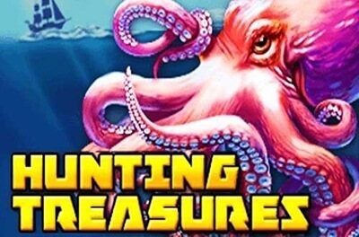 hunting treasures slot logo