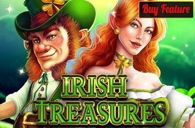 irish treasures slot logo