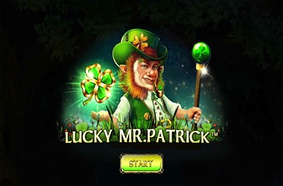 lucky mr patrick slot logo