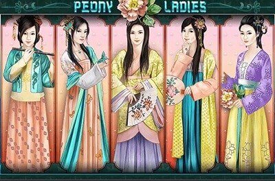 peony ladies slot logo