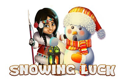 snowing luck slot logo