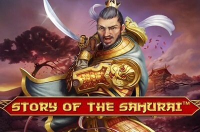 story of the samurai 10 lines slot logo